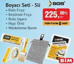 SGS BOYACI SETİ 5Lİ